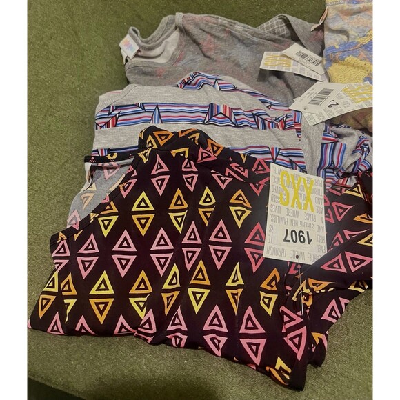 Lularoe Bundle Lot Of 7 Size XXS Irma Tops Shirts NWT New Disney - Picture 2 of 4